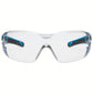 uvex pheos nxt PPE safety glasses, Metal-free, blue, anthracite, clear lens