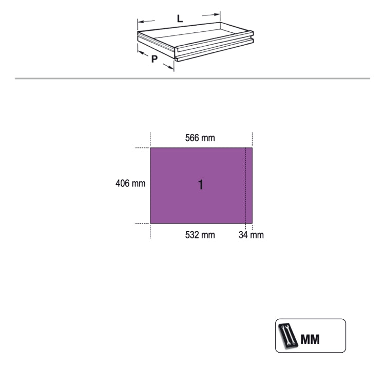 Beta Tools C45PRO HW Workshop equipment combination, multi-ply wood worktop, 2 built-in reels, roller cab drawers, wall mounted cabinets, tool panels, wall brackets.