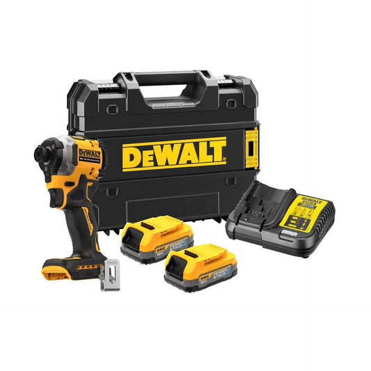 DeWALT DCF850E2T-GB 18V XR Ultra Compact Brushless Impact Driver Kit 2 Batteries